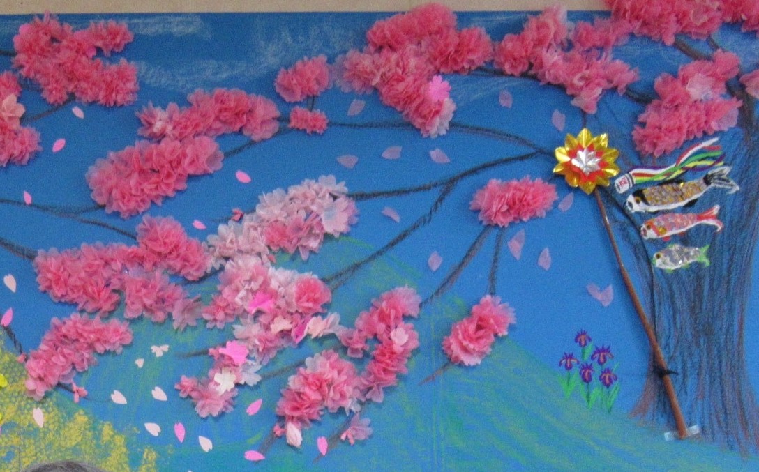 みんなで花見気分（特養）