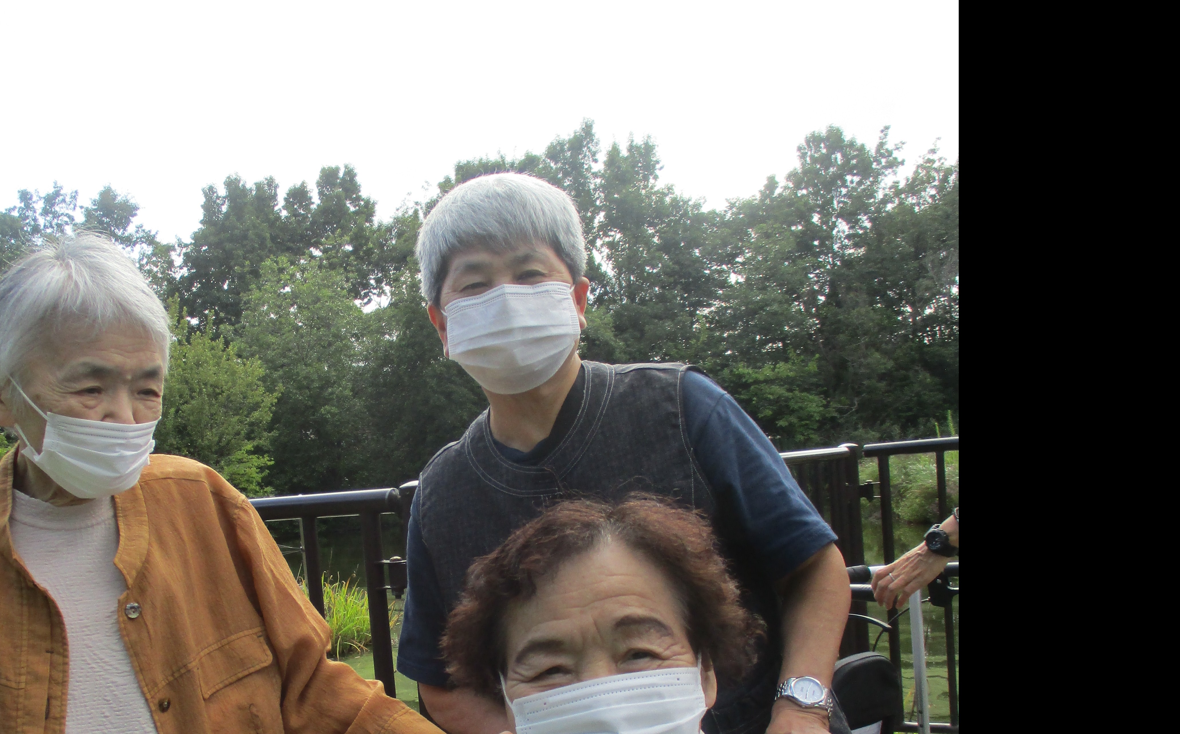 桑袋ビオトープ公園散歩（デイサービス）