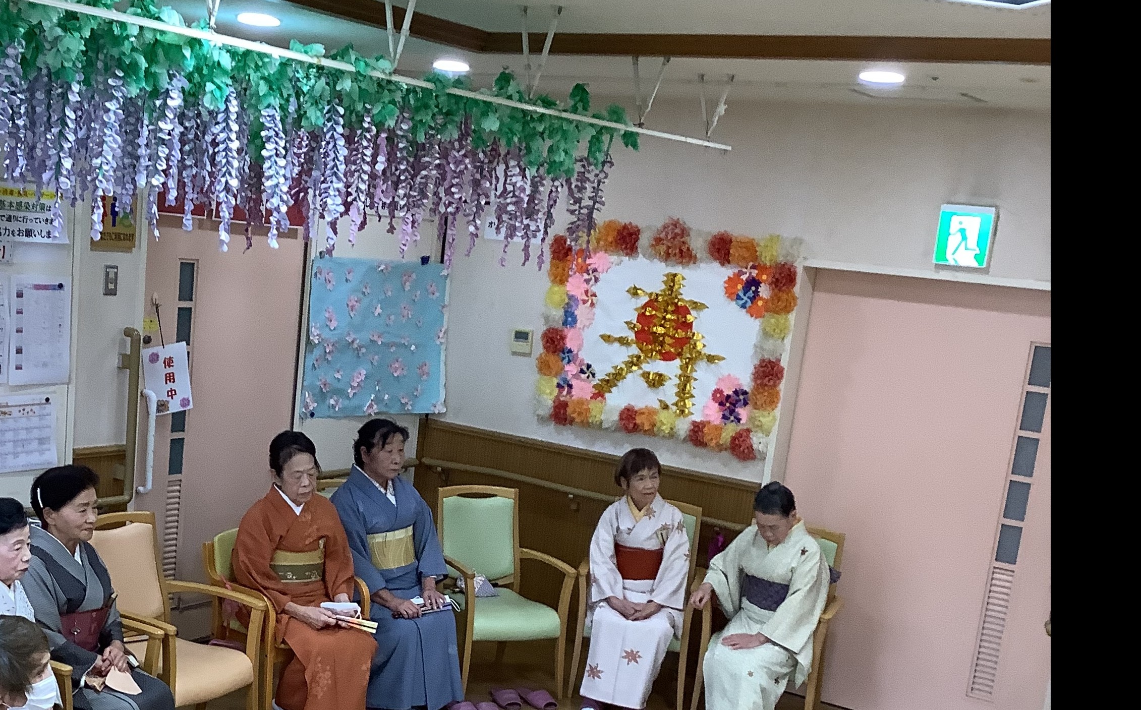 鶴世の会の皆さんに来ていただきました!!（デイサービス）