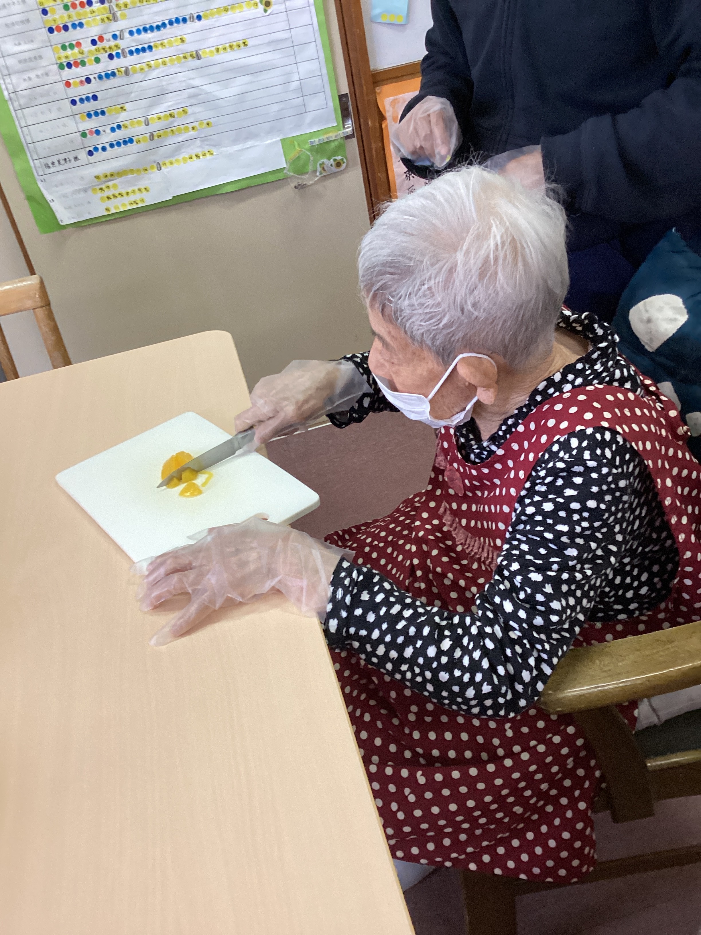 ひまわりの家　12月クッキング